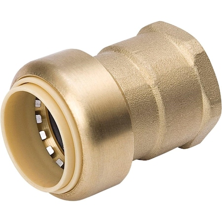 Proline 1/2 In. x 1/2 In. FPT Brass Push Fit Adapter 6630-203
